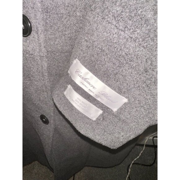 NWOT Worthington Grey Cashmere blend midi length winter coat size 2XL - Picture 7 of 16